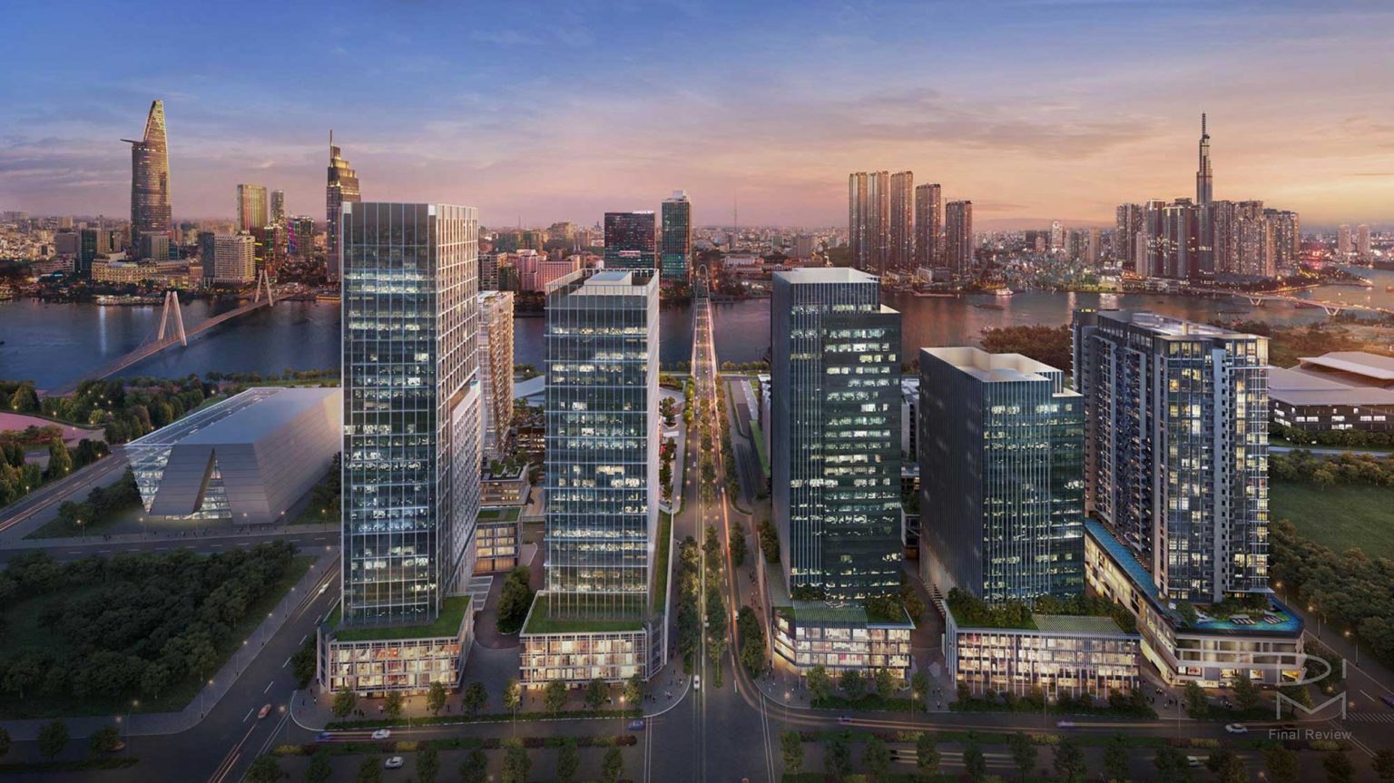 Cho thuê 2 phòng ngủ tại toà THE OPERA  dự án METROPOLE THỦ THIÊM